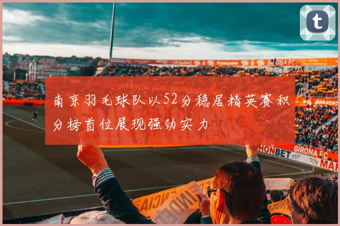 南京羽毛球队以52分稳居精英赛积分榜首位展现强劲实力